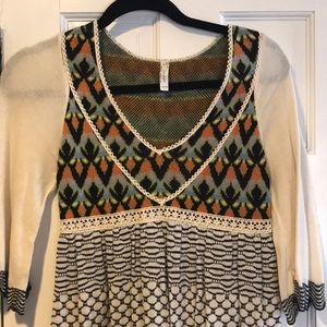 Free people..fun bohemian style mini dress